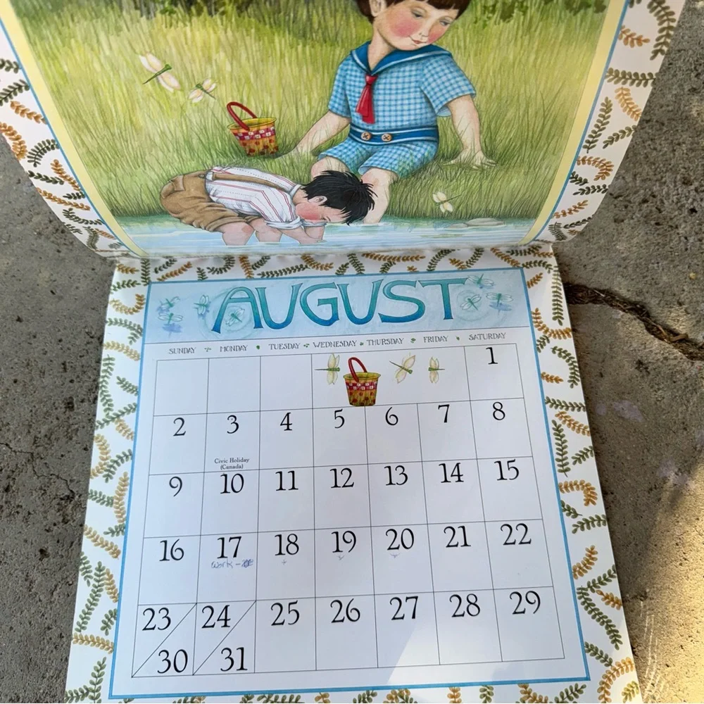 Mary Engelbreit 1992 Calendar Count Your Blessings‎